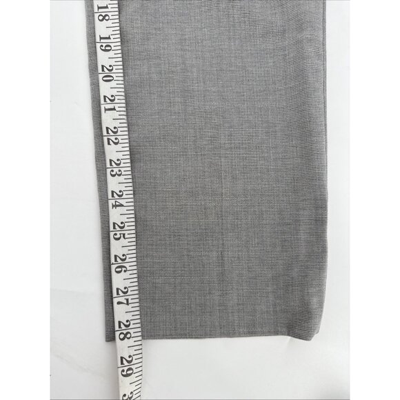 New Hugo Boss Womens Size 0 Gray Pants Tasewa Slim Fit Stretch Wool Blend - Picture 11 of 15